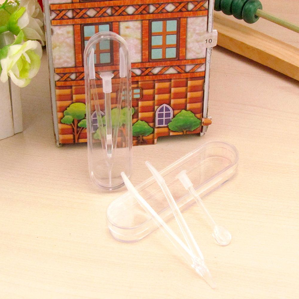 Nhíp kẹp kính áp tròng bằng nhựa trong suốt tiện lợi