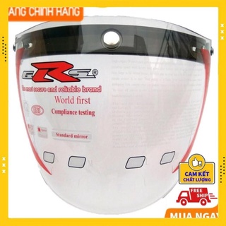 Kính rời gắn mũ bảo hiểm GRS NE-4 màu trắng và màu trà
