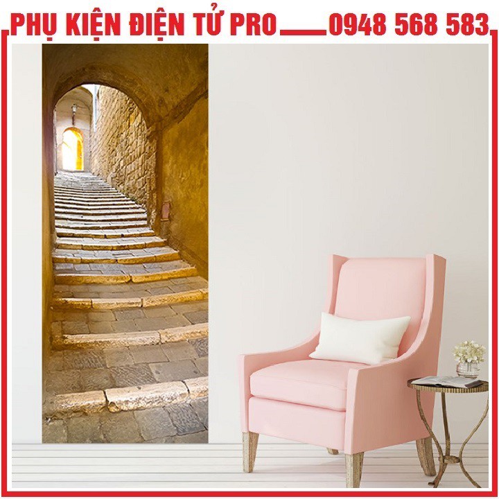 TRANH 3D TRANG TRÍ DÁN CỬA PHONG CẢNH LỐI ĐI CTHANG DM016