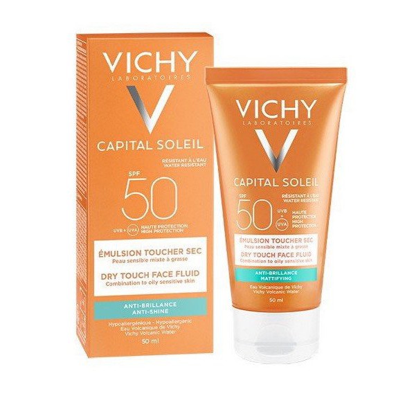 Kem chống nắng Vichy Ideal Soleil SPF 50+ Emulsion (phù hợp mọi loại da)