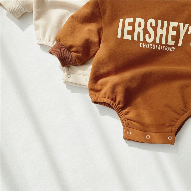 Áo Liền Quần Có Trùm Đầu Chất Liệu Cotton Cho Bé Trai &amp; Gái Sơ Sinh Từ 0-24 Tháng