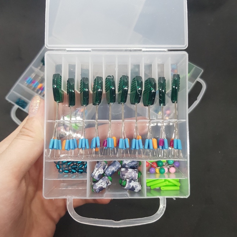 Hộp phụ kiện làm dây trục câu đài cao cấp (hộp 10 bộ) Đồ Câu Cá 68
