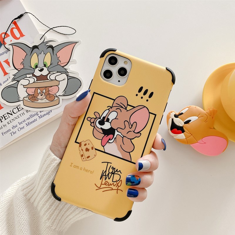 Ốp Điện Thoại Chống Rơi Họa Tiết Tom Và Jerry Cho Iphone 12 11pro Xr Xsmax 7 / 8plus | BigBuy360 - bigbuy360.vn