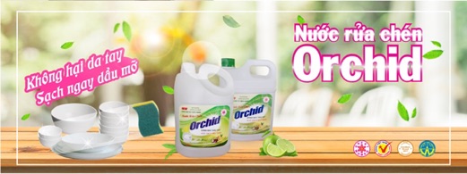 Nước rửa chén Orchid 3,8 lít