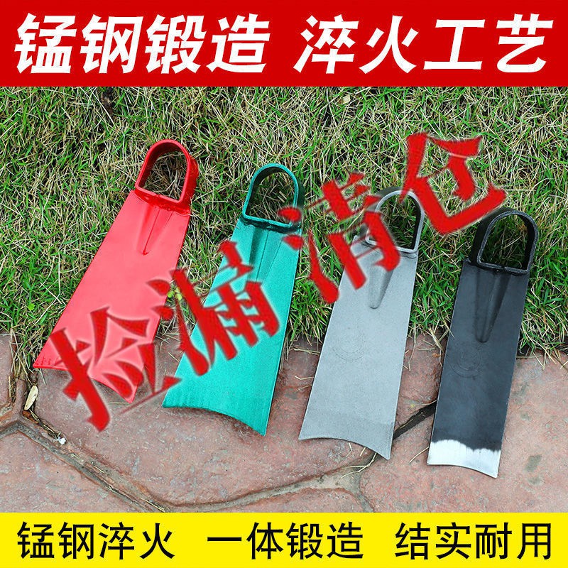 Cuốc nhỏ nhiều màu làm cỏ bằng thép mangan cán gỗ kiểu cũ nhà ngoài trời đa chức năng vườn trồng rau hoa đào dại