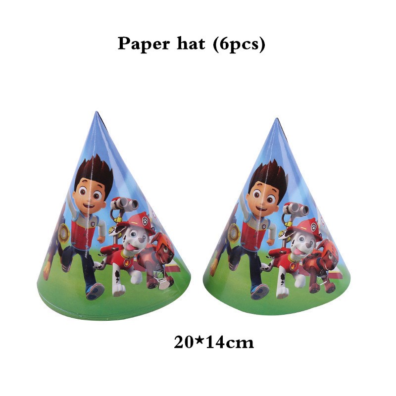 Paw Patrol Phụ Kiện Trang Trí Tiệc Sinh Nhật Cho Bé Chủ Đề Phim Paw Patrol