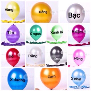 100 quả bóng nhũ fi 28 cm