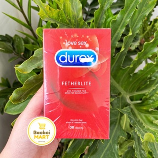 [Úc] Bao cao su BCS Durex love sex dòng siêu mỏng fetherlite ultima