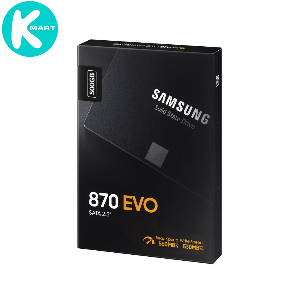 Ổ Cứng SSD Samsung 870 Evo Sata III 2.5 inch l500GB MZ-77E500BW - Hàng Chính Hãng Tem AMC