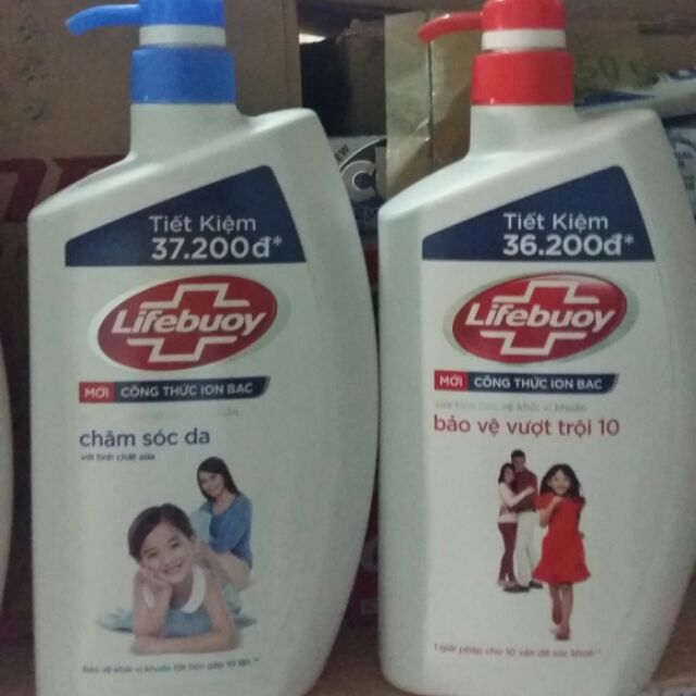 Sữa tắm lifebuoy 850g các loại.