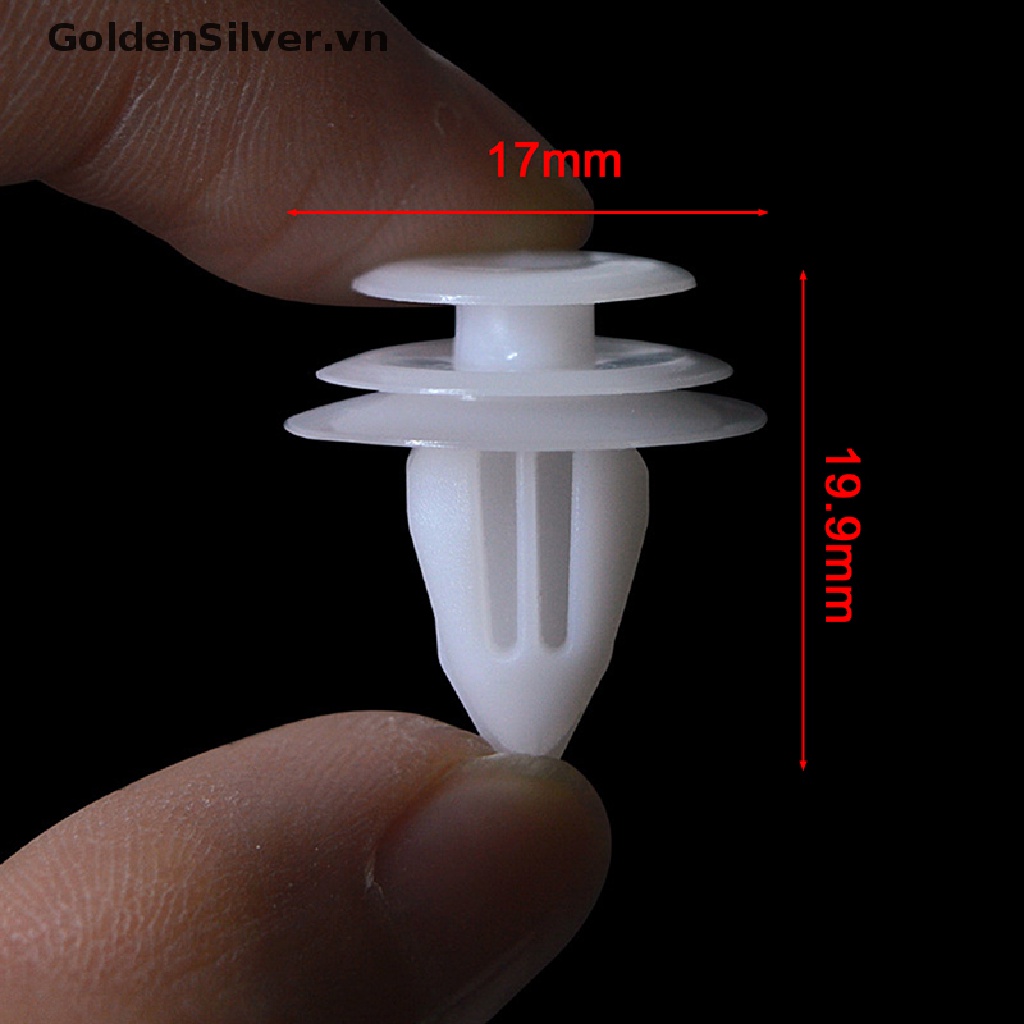 Set 100 Đinh Tán Mạ Vàng Chuyên Dụng Cho Cửa Xe Hơi Toyota Chrysler