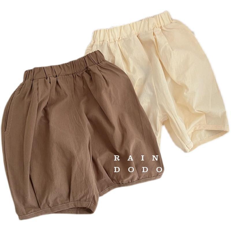 [Babycat Hàng Có Sẵn Quần Short Cotton Lanh Mỏng Phong Cách Mori Nhật Bản Thời Trang Mùa Hè Hàn Quốc Dành Cho Bé Trai Bé Gái