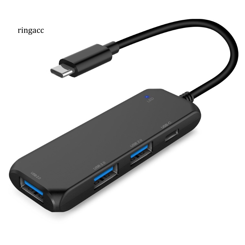 Bộ chia cổng Type-c USB 2.0 ra 2 cổng tiện lợi cho Macbook PC laptop