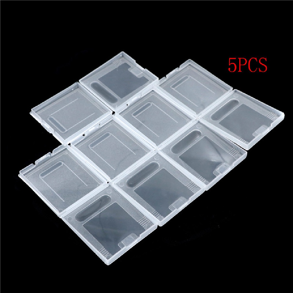 Magicalhour Set 5 Hộp Đựng Thẻ Game GBC Gbps Bằng Nhựa Trong Suốt Chống Bụi Mới