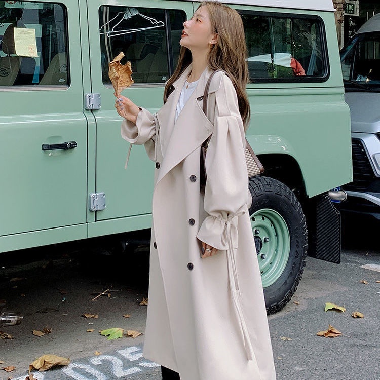 Áo Khoác Gió Thiết Kế Mới Thời Trang Theo Phong Cách Anh Dành Cho Nữ