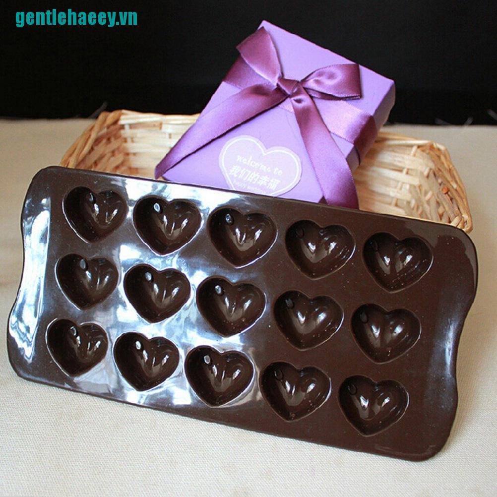 Ee☌Mới Khuôn Silicone Làm Bánh Hình Trái Tim