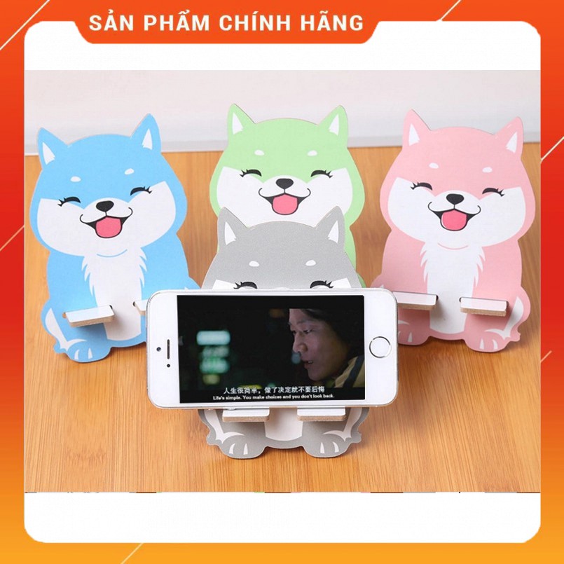 Hàng chính hãng Giá đỡ Điện Thoại bằng gỗ dễ thương thân thiện với môi trường, để xem phim, sạc có bảo hành