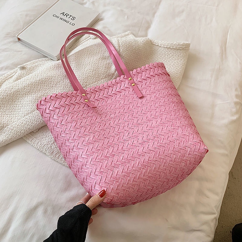 Túi Tote Đeo Vai Cỡ Lớn 2022 Phong Cách Phương Tây Cho Nữ