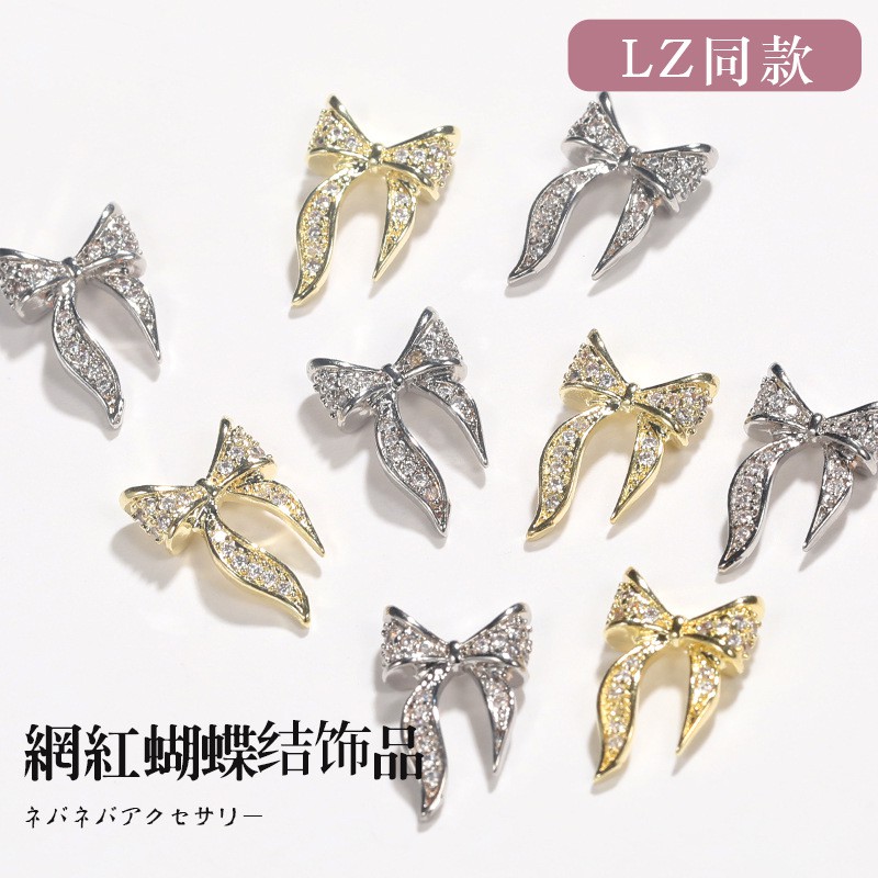 Charm Nơ Đá Đính Móng CN-01 02