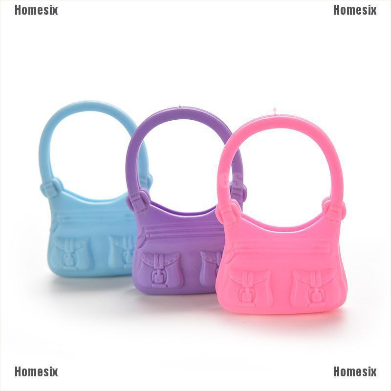 [HoMSI] Mix 10pcs Hand Bag Shoulderbag For Barbie Doll Accessory Style Random SUU