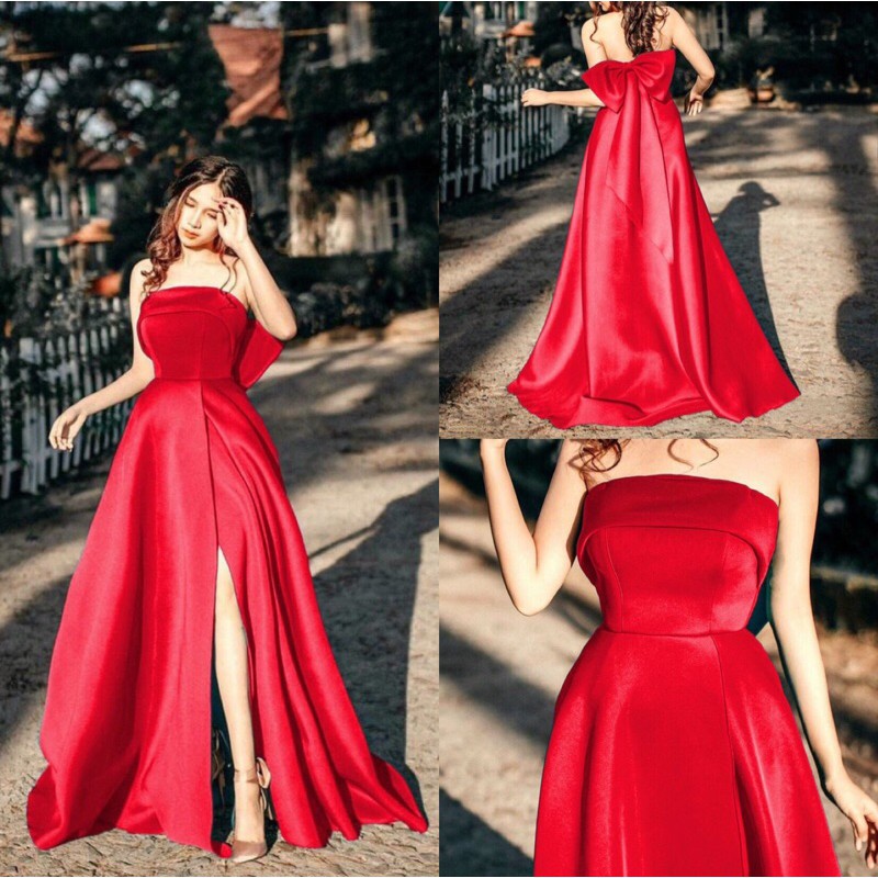 đầm maxi cúp nơ lưng cao cấp ( ảnh và video thật 1000% )size s/M/L/xl