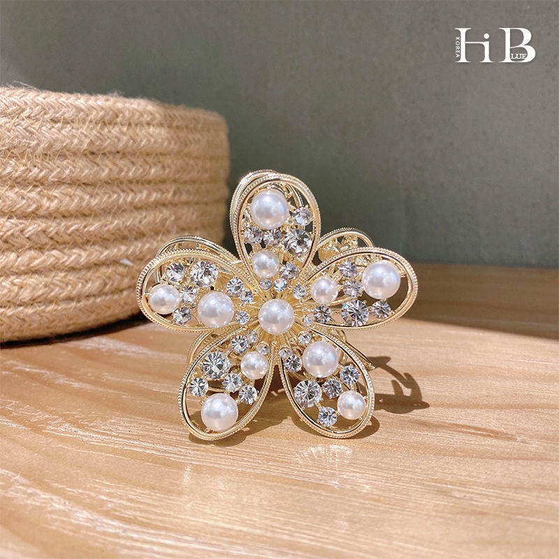 Kẹp Tóc Hình Hoa Đơn Giản Thời Trang Hàn Quốc Cho Nữ