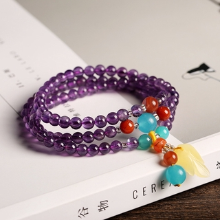 Vòng Tay Đá Thạch Anh Tím Cho Nữ