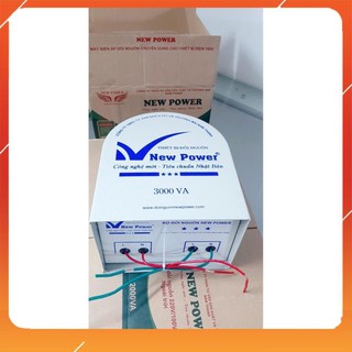 [Sales] Bộ đổi nguồn 220v sang 110v 3000VA New Power phù hợp lắp ngoài trời