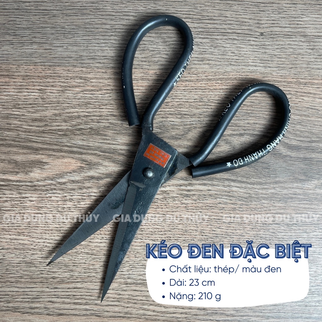 Kéo thép, kéo sắt cắt cá chuyên dụng lưỡi kéo siêu bén làm cá, mực, tôm, hải sản cực nhanh thương hiệu Thành Đô