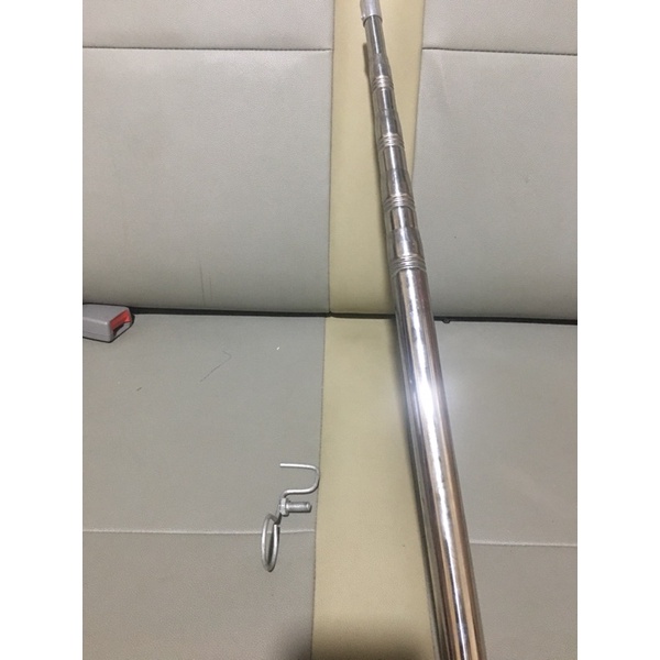 Sào rút inox siêu cứng. tặng kèm móc