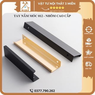 Tay Nắm Cửa Tủ Bếp Chất Liệu Nhôm Cao Cấp, Tay Cầm Cửa Gỗ Tủ Quần Áo Ngăn Kéo 012 BLUKA