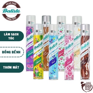 Dầu Gội Khô Giúp Làm Sạch, Tóc Bồng Bềnh Batiste Dry Shampoo