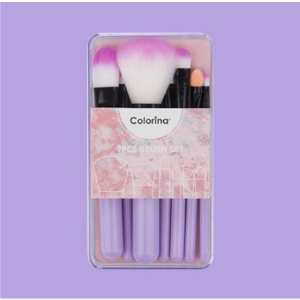 Bộ 7 cọ trang điểm Colorina Ireneda lông mềm thời trang