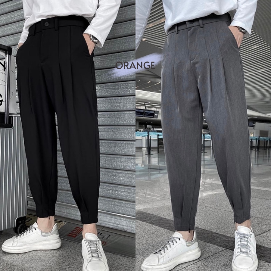 Quần Âu Nam Ống Rộng Vải Hàn cao cấp, Quần Tây Jogger Phong Cách Mới Lên Dáng Cực Đẹp, Dễ mặc, Dễ phối đồ, thoáng mát