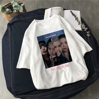 [MỚI] Áo thun Black Pink BP Kpop New Single How You Like That form rộng cá tính dành cho Blink