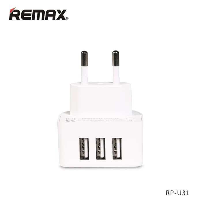 Củ Sạc Remax Moon Series 3 Cổng Usb 3.0a - Rp-u31