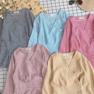 Áo đắp ngực peplum QC (Hình thật)