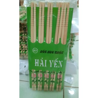 10 đôi Đũa tre hoa nhật dài 24cm