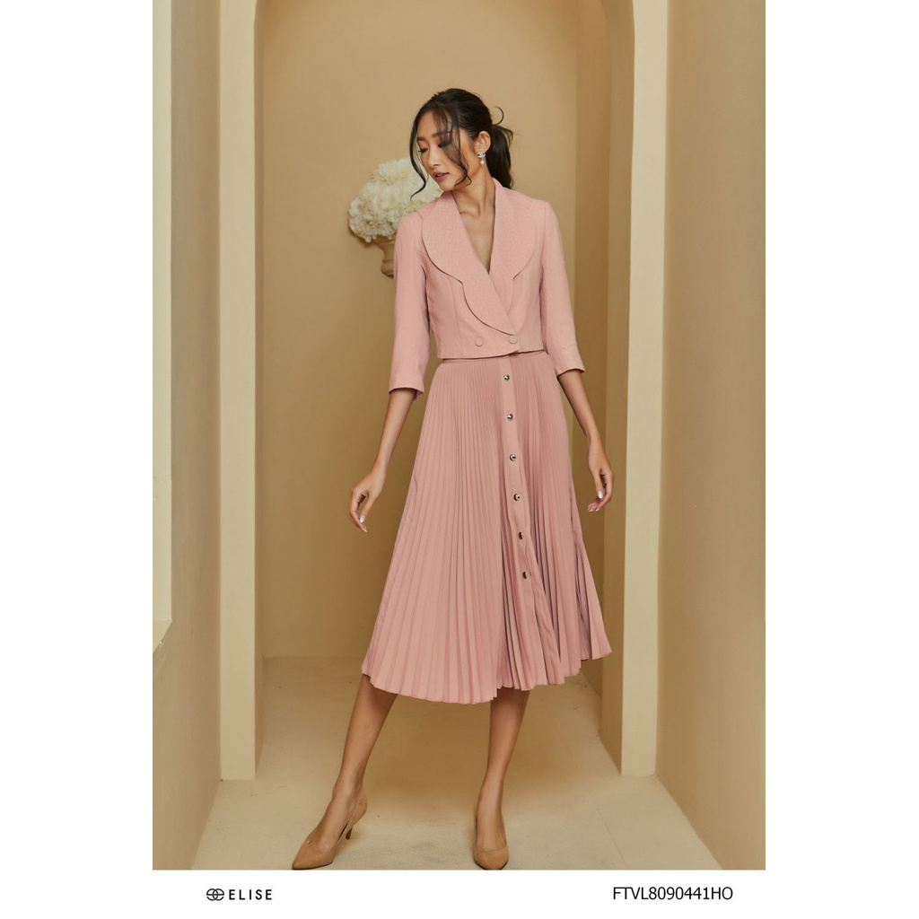 [Mã FAMALLT5 giảm 15% đơn 150k] Áo vest lửng hồng Elise | BigBuy360 - bigbuy360.vn