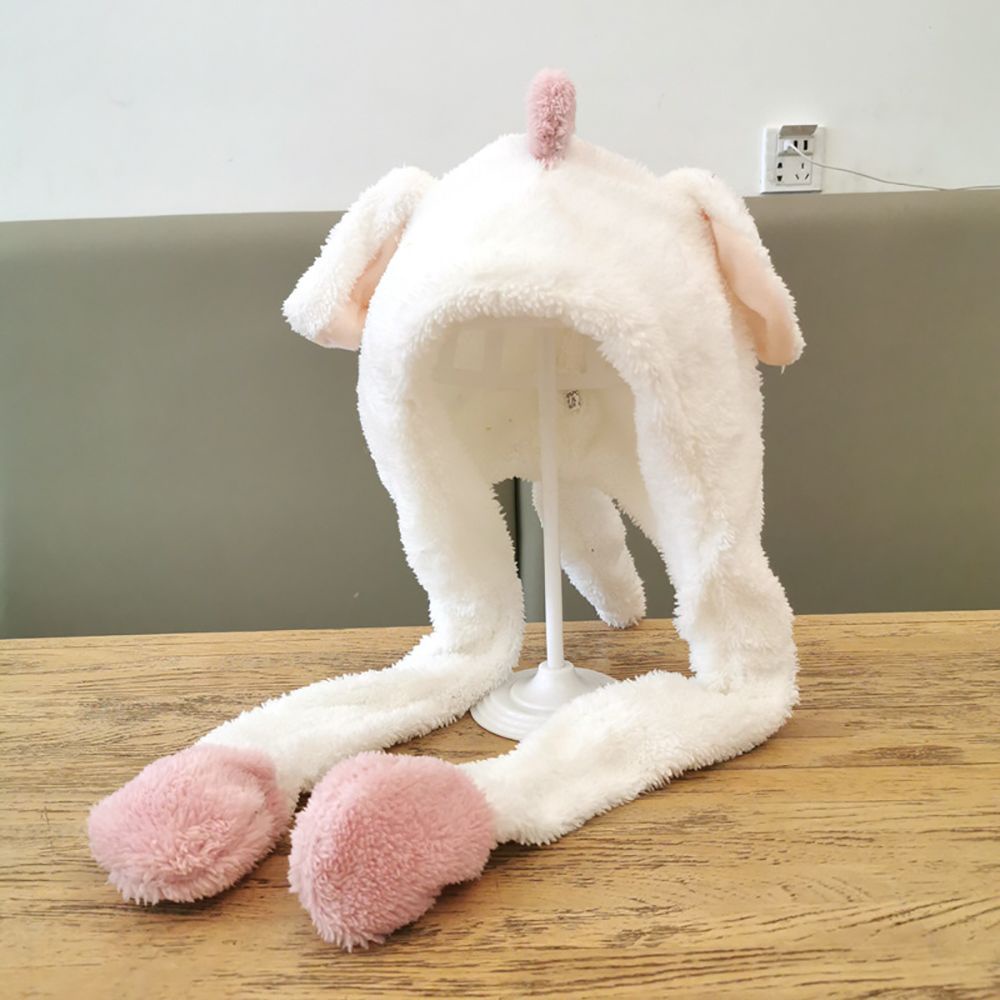 Mũ chất liệu lông hình khủng long dễ thương xinh xắn ấm áp thời trang thu đông cho nữ/bé gái