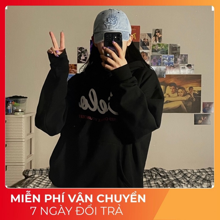 Áo Hoodie Cursive Cielo - Acover Brand Korean