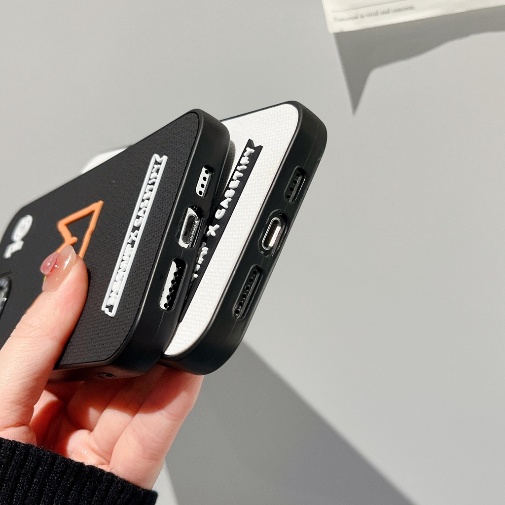 Ốp Điện Thoại Silicon Hình Nghệ Sĩ basquiat x 3d Cho iPhone 15 14 13 12 11 pro max 7 8 se plus xr