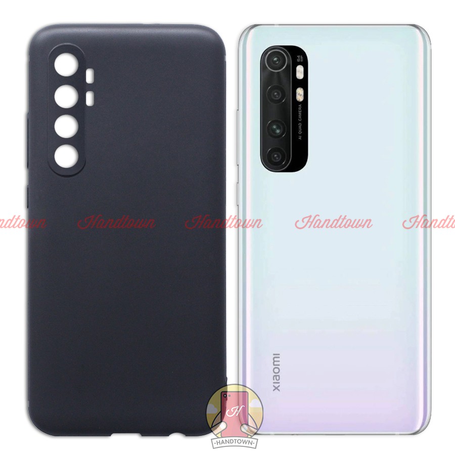 Ốp Lưng Xiaomi Mi Note 10 Lite Silicone TPU Dẻo Đen Chống Ố