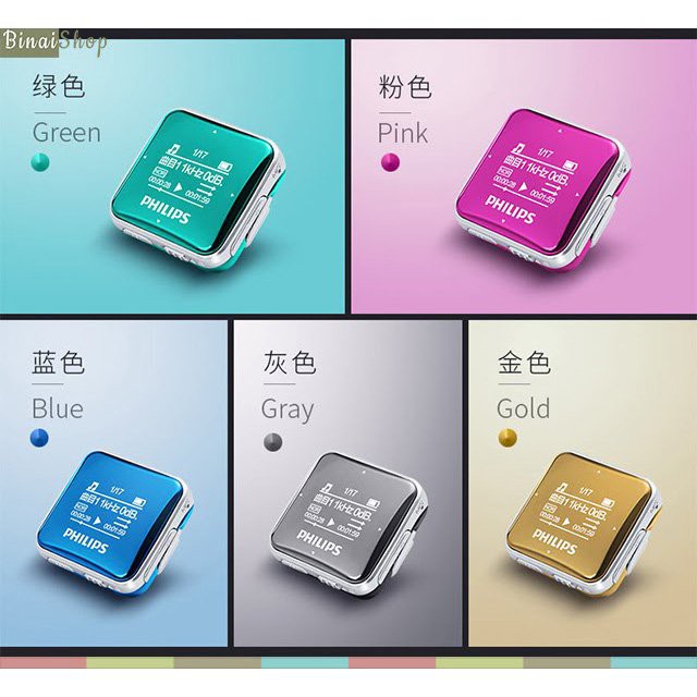 Philips SA2208  - Máy Nghe Nhạc Thể Thao