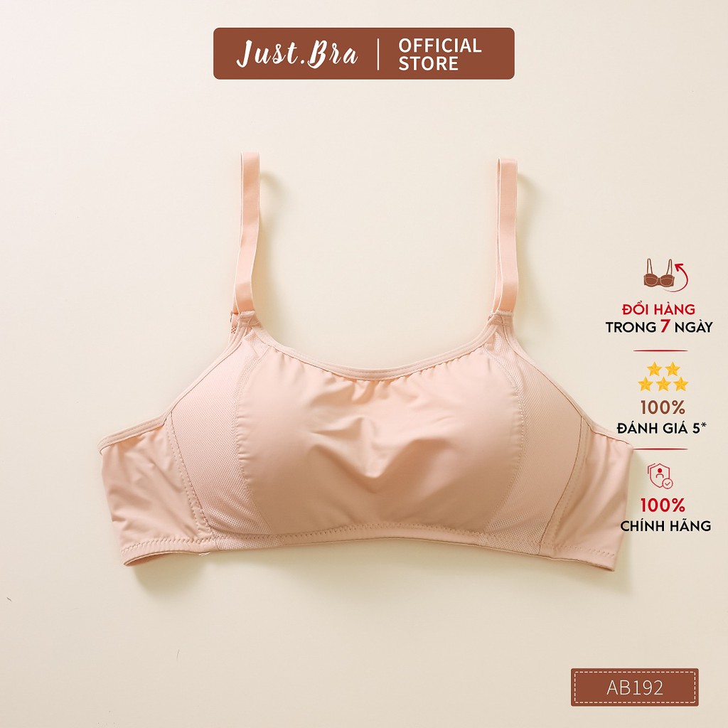 Áo ngực không gọng Just Bra bản to dành cho ngực lớn và mẹ bỉm sữa AB192