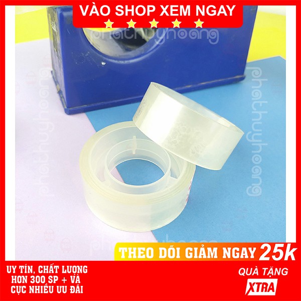 Combo 2 cuộn băng keo trong loại nhỏ✅FREESHIPCó video thậtCombo 2 cuộn băng keo trong loại nhỏ giá rẻ - Phát Huy Hoàng