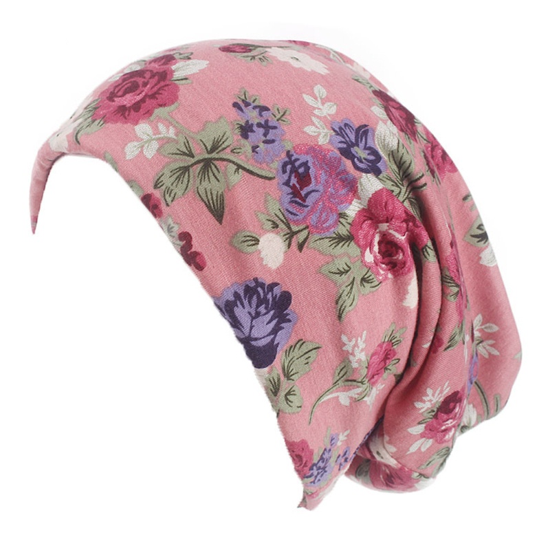 Khăn Trùm Đầu Co Giãn In Họa Tiết Phong Cách Ấn Độ Cho Phụ Nữ Hồi Giáo YOUYO