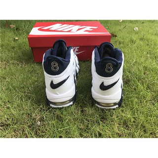 [ SALE 50% + FREE SHIP ] Giày Air More Uptempo White Blue