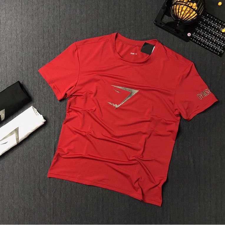 Áo thun nam ôm body DO GYM SHOP logo thêu, thun lạnh 4 chiều