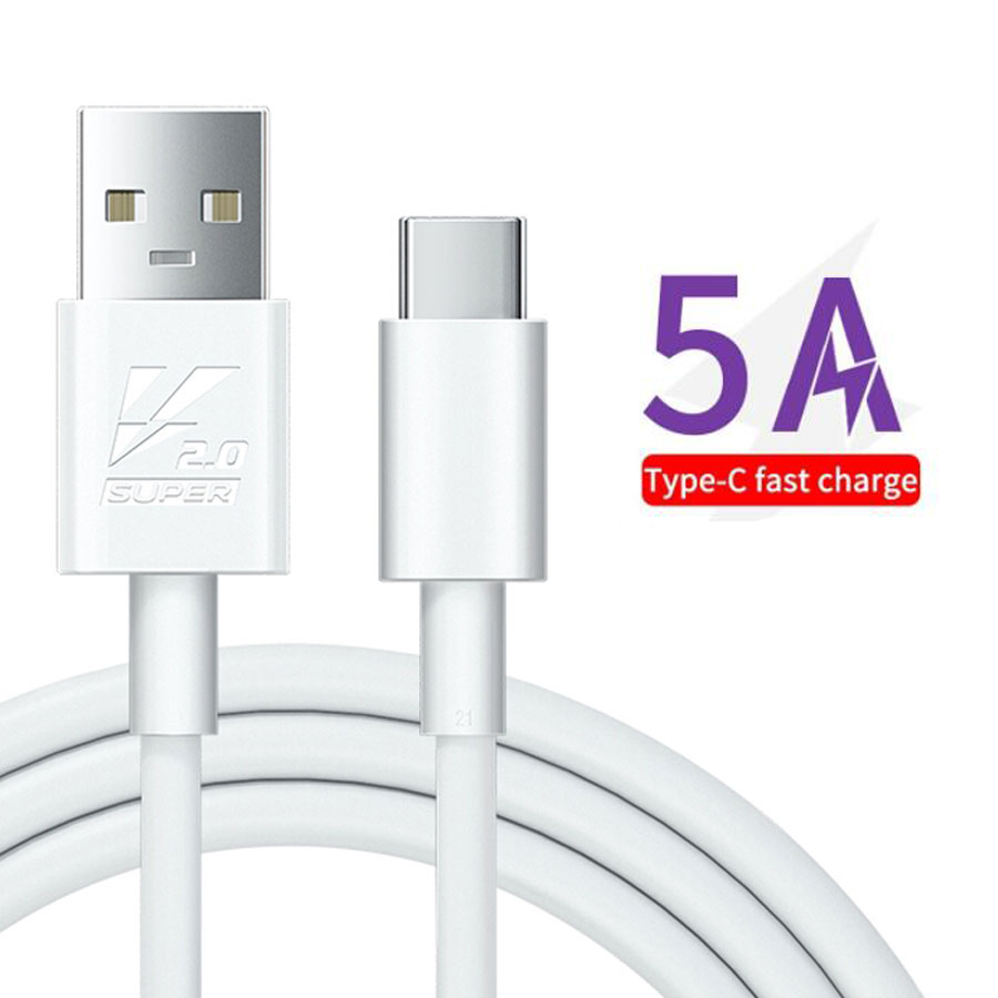 Cáp sạc nhanh Usb-C 5a cho Vivo S1 Y30 Y50 Y51 V20 V17 Pro V19 Neo